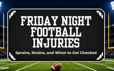 Friday Night Football Injuries: Sprains, Strains, and When to Get Checked